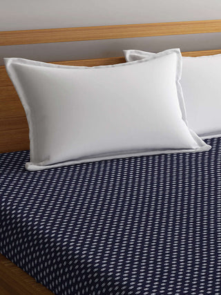 FABINALIV Blue Polka Dot Waterproof 300 GSM King Size Quilted Mattress Protector with Elastic Edges