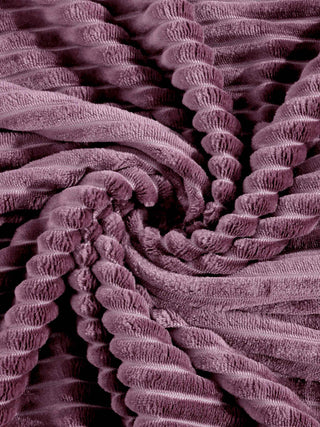 FABINALIV Pink Striped Mild Winter 450 GSM Micro Fiber Filling Double Bed Comforter