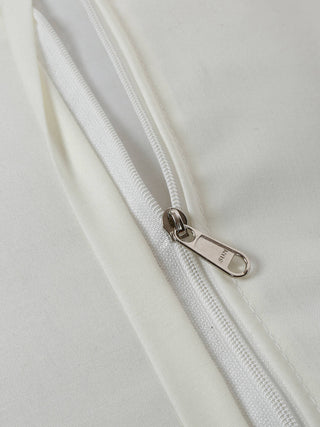 FABINALIV Set of 5 Multicolor Abstract Cotton Blend Square Cushion Covers (40X40 cm)