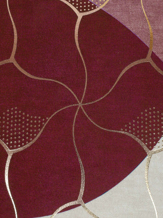 FABINALIV Set of 5 Multicolor Abstract Cotton Blend Square Cushion Covers (40X40 cm)