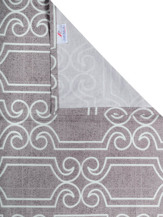 FABINALIV Dark Grey Geometric 300 TC 100% Cotton King Size Double Bedsheet with 2 Pillow Covers (250X225 cm)