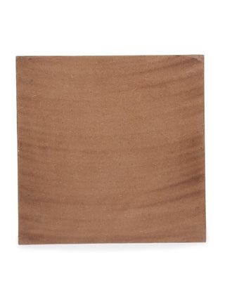 FABINALIV Set of 3 Multicolor Floral Square Wooden Serving Trays