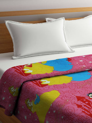 FABINALIV Multicolor Cartoon Print AC Room 300 GSM Double Bed Dohar