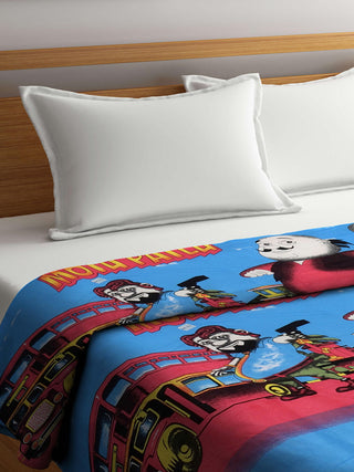 FABINALIV Multicolor Cartoon Print AC Room 300 GSM Double Bed Dohar