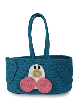 FABINALIV Kids Blue Cartoon Design Multipurpose Foldable Organiser with straps