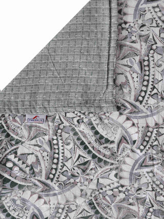 FABINALIV Multicolor Abstract Reversible AC Room 300 GSM Pure Cotton Single Bed Dohar