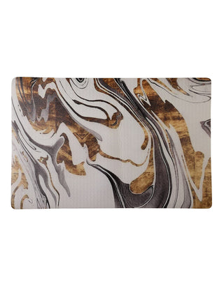 FABINALIV Multicolor Abstract Rubber Bath Mat (60X40 cm)