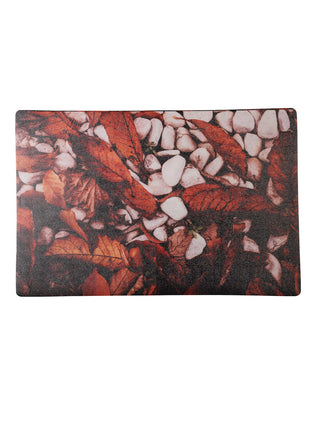 FABINALIV Multicolor Abstract Rubber Bath Mat (60X40 cm)