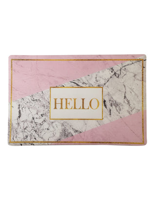 FABINALIV Multicolor Abstract Rubber Bath Mat (60X40 cm)