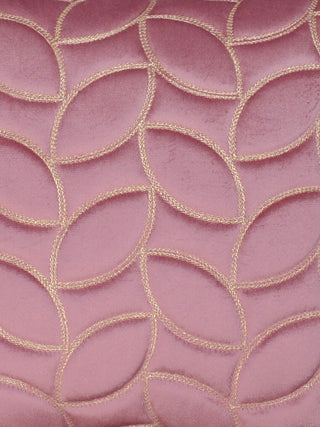 FABINALIV Set of 5 Pink Floral Cotton Blend Square Cushion Covers (40X40 cm)