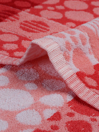 FABINALIV Unisex Multicolor Geometric 300 GSM Cotton Bath Towel (145X70 cm)
