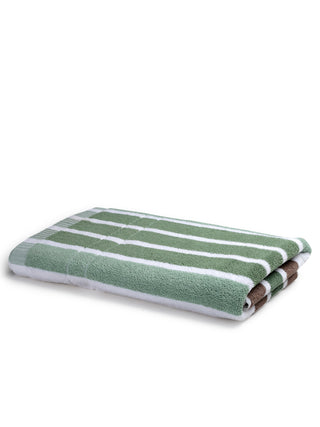 FABINALIV Unisex Multicolor Striped 300 GSM Cotton Bath Towel (145X70 cm)