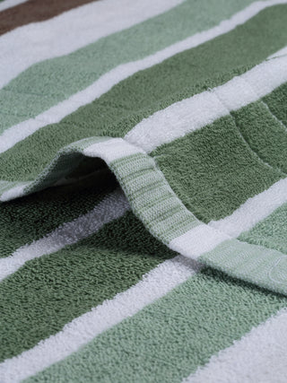 FABINALIV Unisex Multicolor Striped 300 GSM Cotton Bath Towel (145X70 cm)