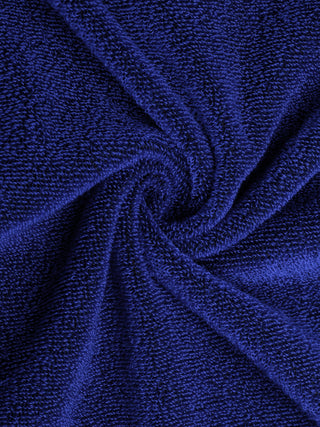 FABINALIV Unisex Blue Solid 300 GSM Cotton Bath Towel (145X70 cm)