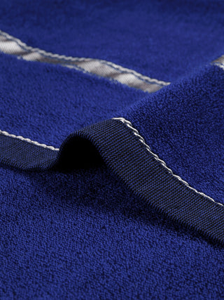 FABINALIV Unisex Blue Solid 300 GSM Cotton Bath Towel (145X70 cm)