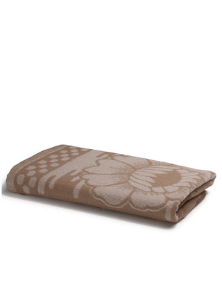 FABINALIV Unisex Brown Abstract 300 GSM Cotton Bath Towel (145X70 cm)