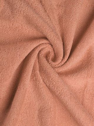 FABINALIV Unisex Peach Solid 300 GSM Cotton Bath Towel (145X70 cm)