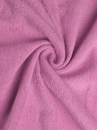 FABINALIV Unisex Pink Solid 300 GSM Cotton Bath Towel (145X70 cm)