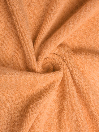 FABINALIV Unisex Orange Solid 300 GSM Cotton Bath Towel (140X70 cm)