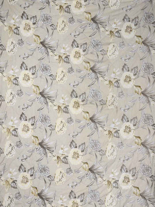 FABINALIV Cream Floral 350 GSM Micro Fiber Filling Double Bed Comforter
