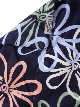 FABINALIV Blue Floral 350 GSM Micro Fiber Filling Double Bed Comforter