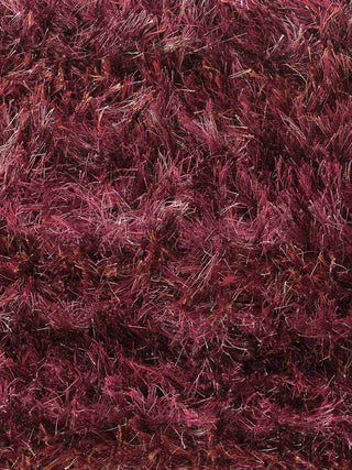 FABINALIV Set of 2 Maroon Solid Cotton Blend Door Mats (60X42 cm)