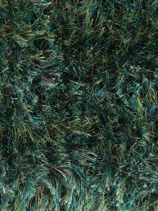 FABINALIV Green Solid Cotton Blend Door Mat (60X42 cm)