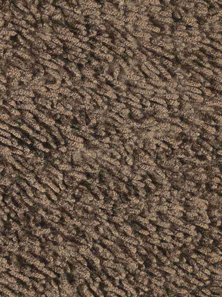 FABINALIV Set of 2 Brown Solid Cotton Blend Door Mats (70X45 cm)
