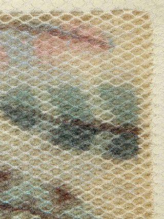 FABINALIV Multicolor Geometric Polyester Door Mat (60X40 cm)