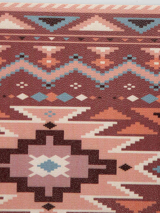 FABINALIV Multicolor Geometric Polyester Door Mat (60X40 cm)