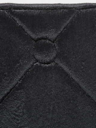 FABINALIV Black Geometric Polyester Door Mat (60X40 cm)