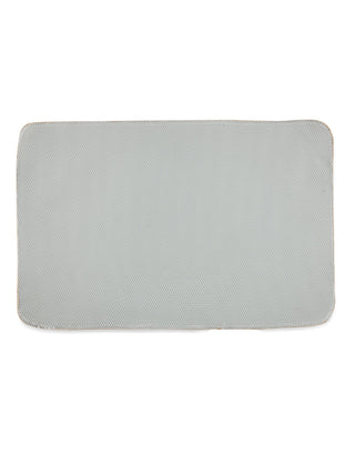 FABINALIV Brown Abstract Polyester Door Mat (60X40 cm)