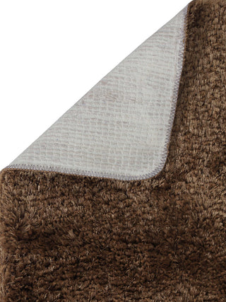 FABINALIV Brown Solid Cotton Blend Floor Runner (140X55 cm)