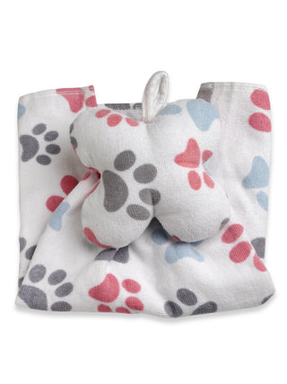 FABINALIV Unisex Set of 2 Multicolor Cartoon Print 100% Cotton Hand Towels (40X40 cm)