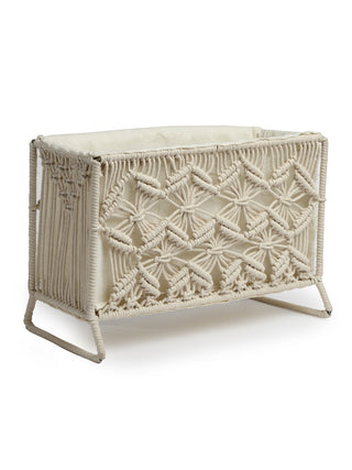 FABINALIV Off White Abstract Macrame Multi Purpose Organiser
