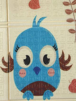 FABINALIV Multicolor Cartoon Print PVC Kids Play Mat (178X118 cm)