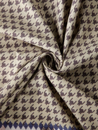 FABINALIV Multicolor Checkered 300 TC Cotton Blend Single Bedsheet with Pillow Cover (225X150 cm)