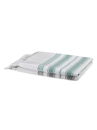 FABINALIV Unisex Set of 2 Multicolor Striped 225 GSM Cotton Bath Towels (140X70 cm)