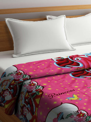 FABINALIV Multicolor Cartoon Print AC Room 300 GSM Double Bed Dohar