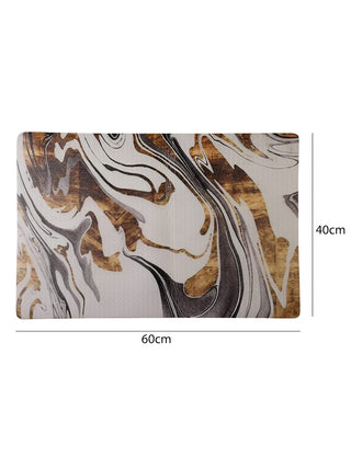 FABINALIV Multicolor Abstract Rubber Bath Mat (60X40 cm)