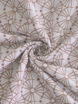 FABINALIV Multicolor Geometric Reversible AC Room 300 GSM Pure Cotton Double Bed Dohar