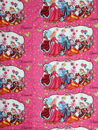 FABINALIV Multicolor Cartoon Print Reversible AC Room 300 GSM Cotton Blend Single Bed Dohar