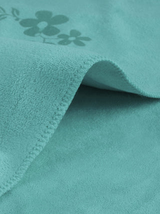FABINALIV Unisex Set of 2 Multicolor Floral 420 GSM Cotton Bath Towels (140X70 cm)